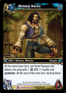 Illustrazione di un personaggio delle carte Wow