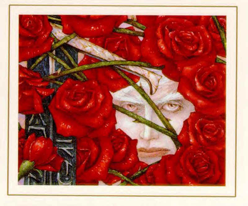 Illustrazione con rose di Gould